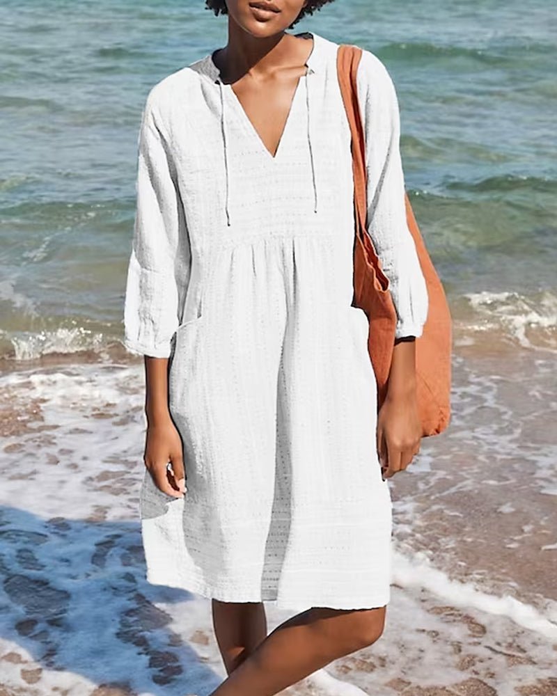 Casual and Stylish Loose-Fit Shirt Dress for Women