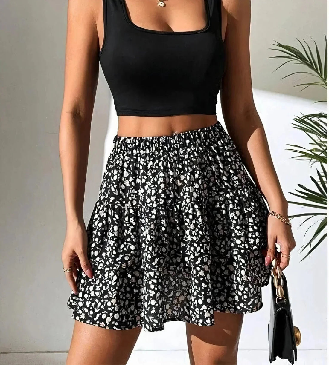 Stylish and Flowy Mini Skirt for Women
