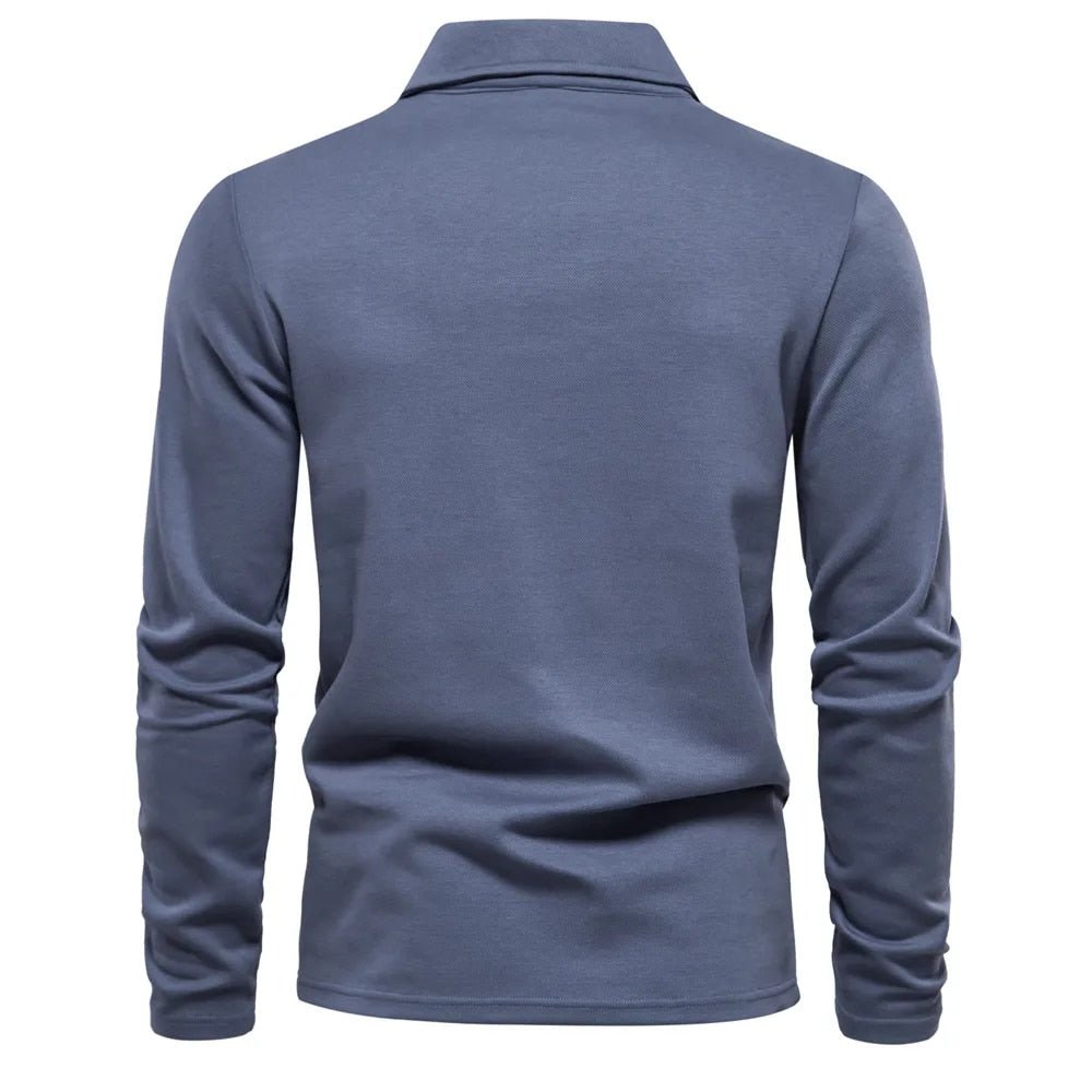 Stylish and Comfortable Long Sleeve Polo Shirt for Men