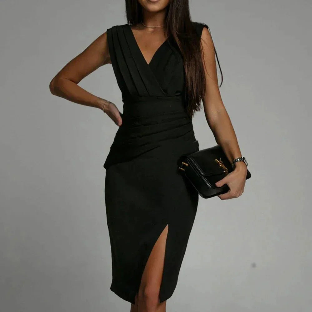 Chic and Stylish Dress with Slit for Women