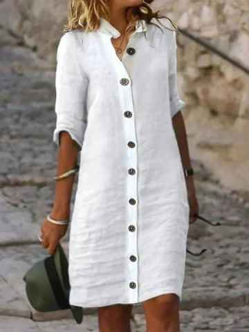 Chic and Stylish Button-Front Dress for Women