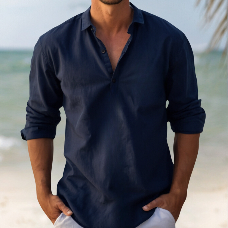 Breathable Linen Shirt for Men