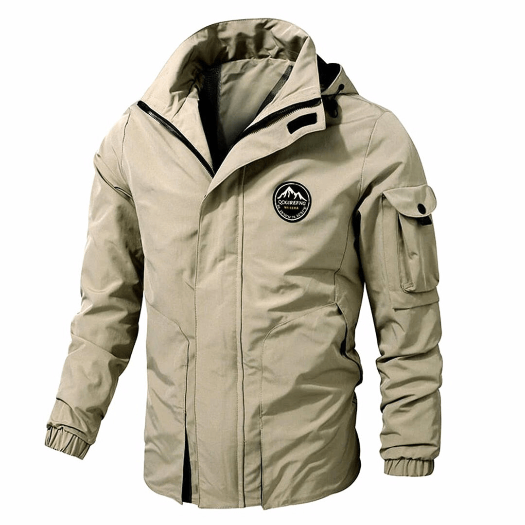 Men's Winter Jacket – Hooded with Sleeve Pocket