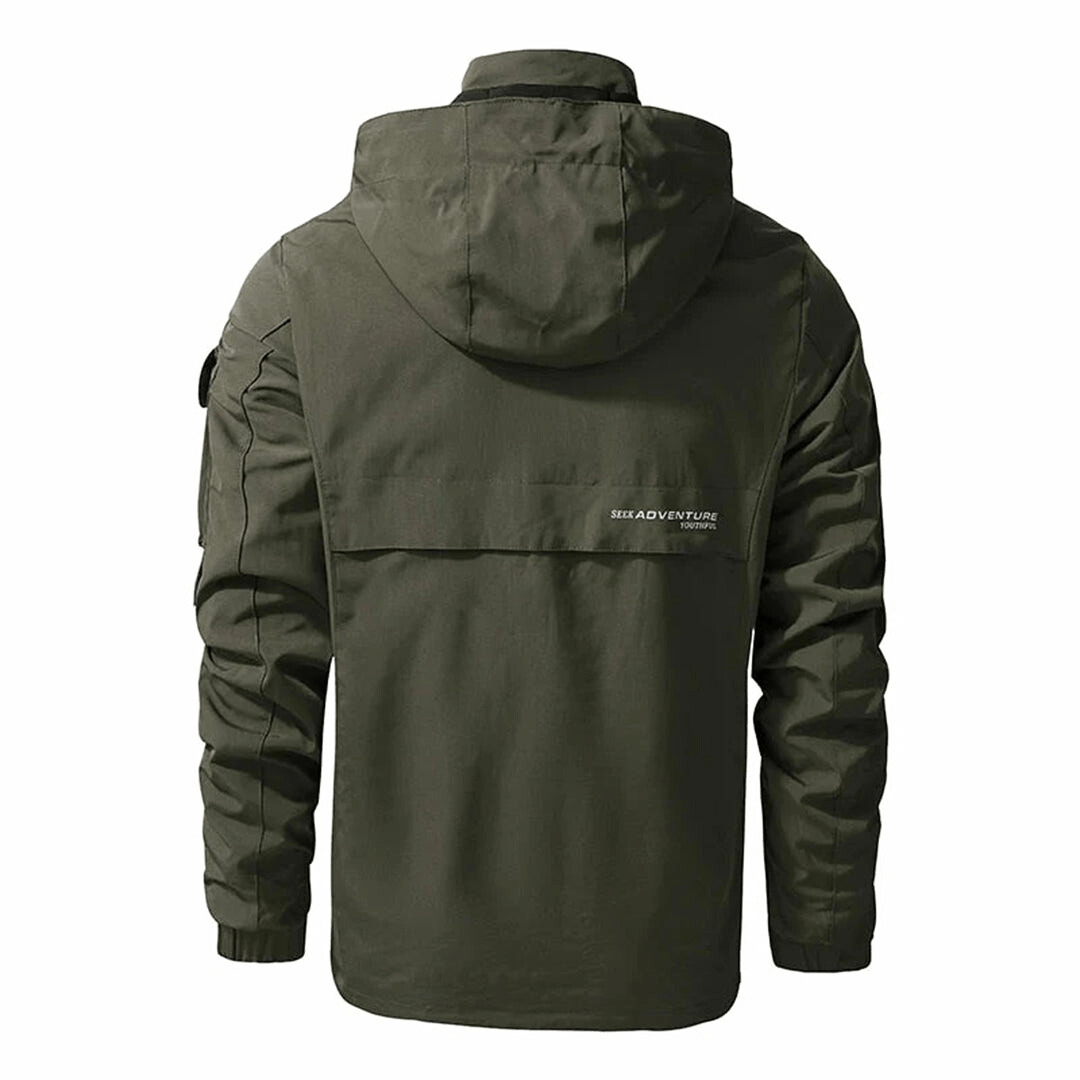 Men's Winter Jacket – Hooded with Sleeve Pocket