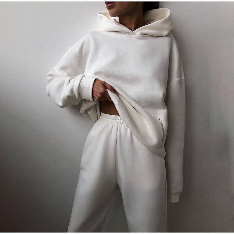 Women's Loungewear Set - Hoodie & Joggers with Kangaroo Pocket