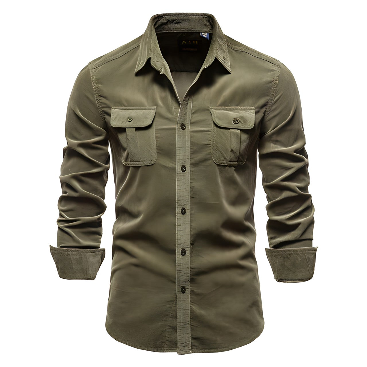Men's Utility Shirt - Classic Collar with Flap Pockets