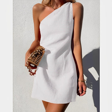 Sophisticated One-Shoulder Dress for Women | Ella