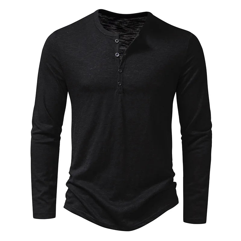 Casual Henley Shirt for Men