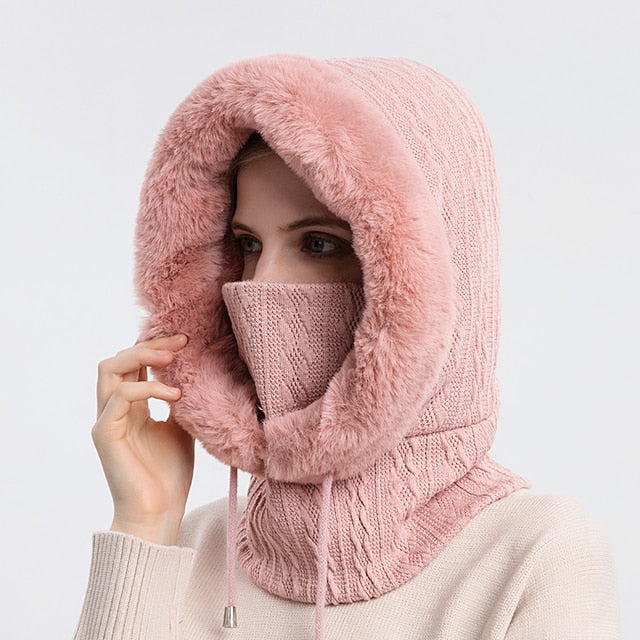 Women's Balaclava - Hooded with Face Mask