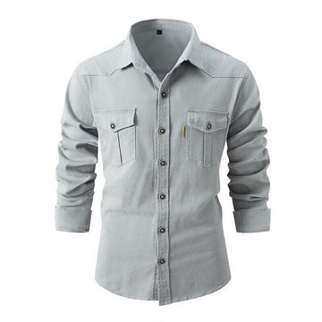 Casual and Elegant Long-Sleeve Shirt for Men