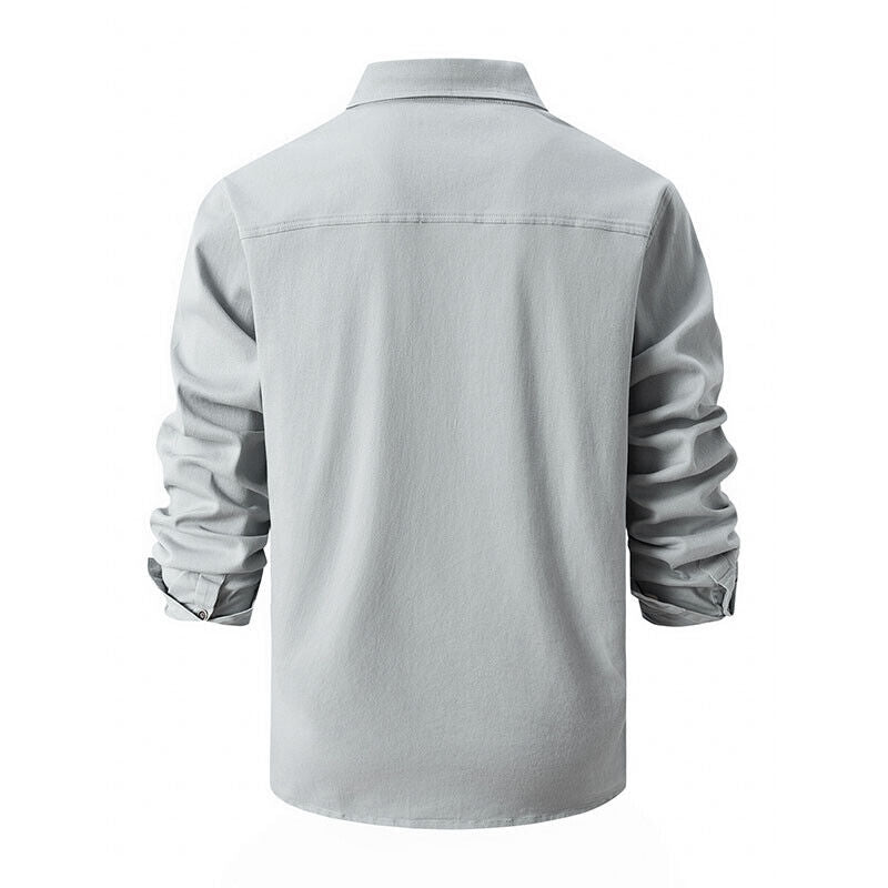 Casual and Elegant Long-Sleeve Shirt for Men