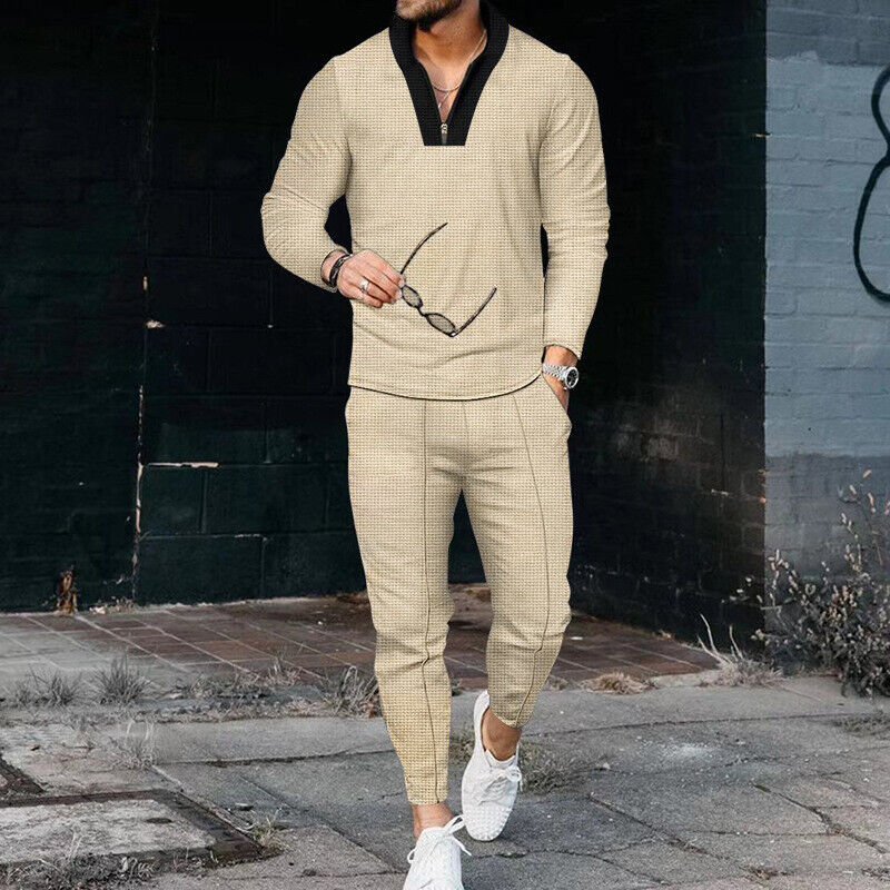 Stylish and Comfortable Men's Two-Piece Outfit | Leo
