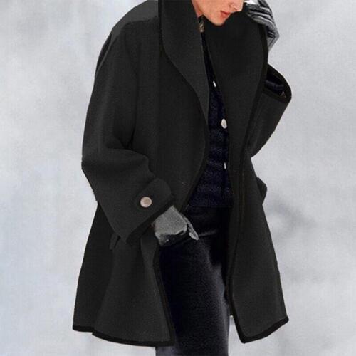 Women's Elegant Winter Overcoat - Cosy Outerwear