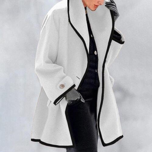Women's Elegant Winter Overcoat - Cosy Outerwear