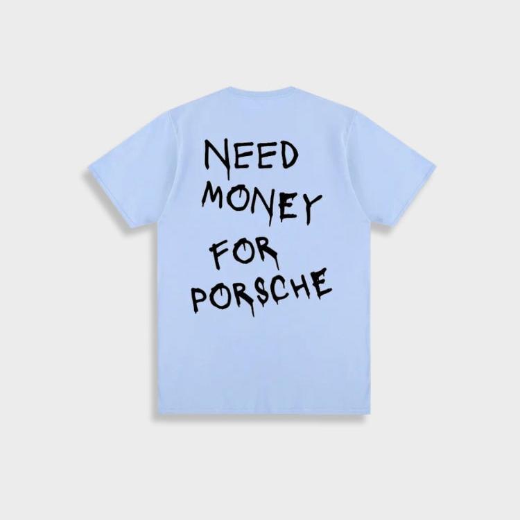 ‘Need Money for Porsche’ Vintage T-Shirt for Men