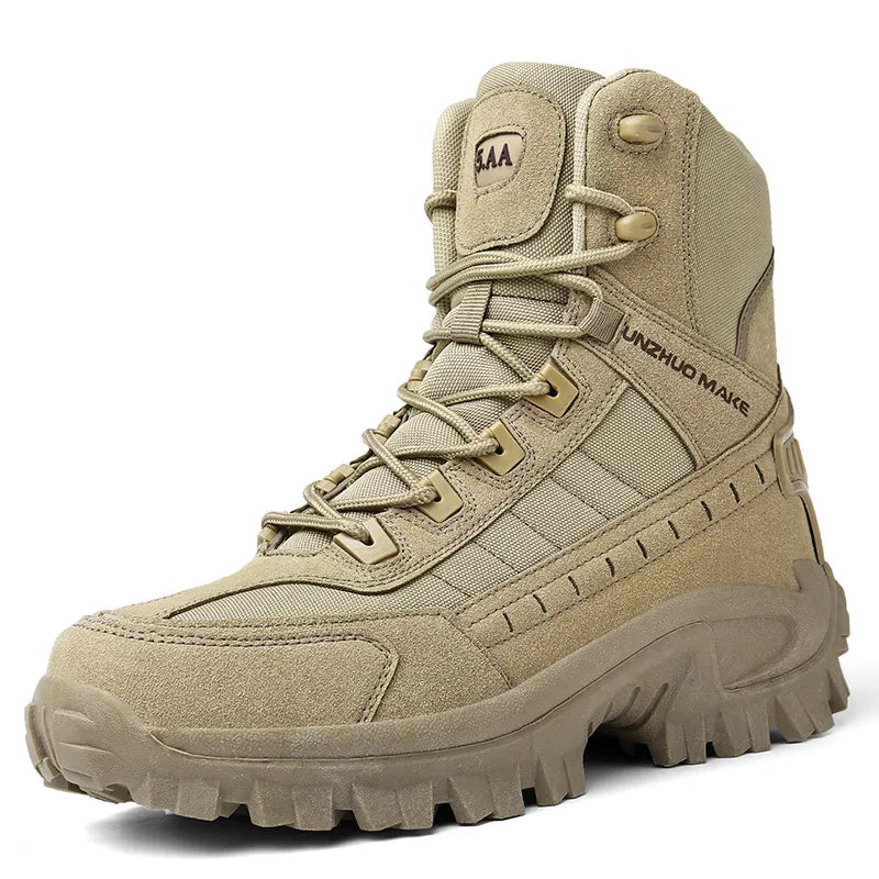 Toni - Military-Style Rugged Combat Boots for Unisex