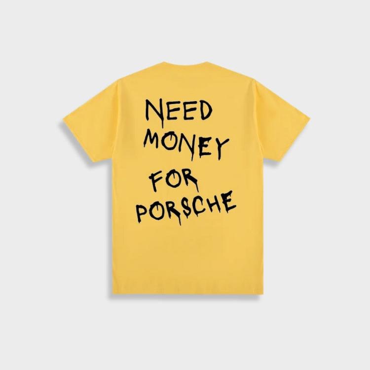 ‘Need Money for Porsche’ Vintage T-Shirt for Men